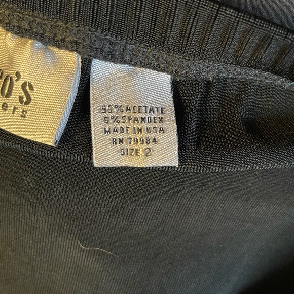 Chico's Classic Black Midi Skirt - Picture 3 of 3